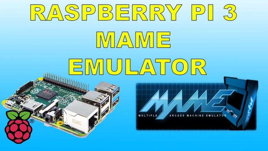 Raspberry Pi 3 Running MAME Emulator Retropie Emulation Station ...